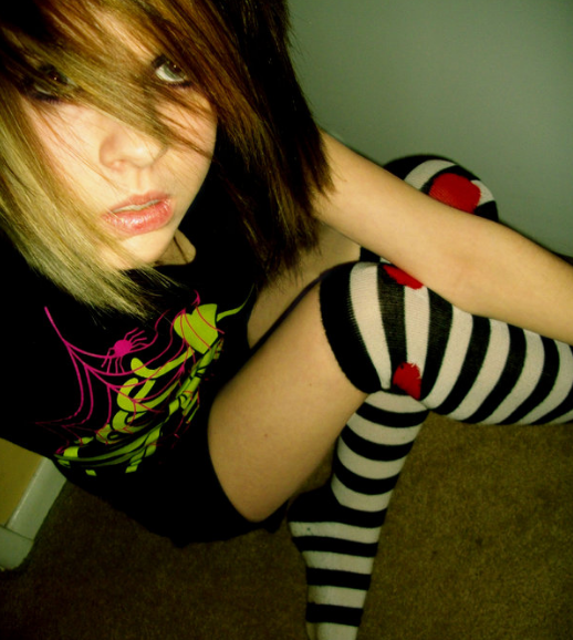 Long hair sissy drunk emo